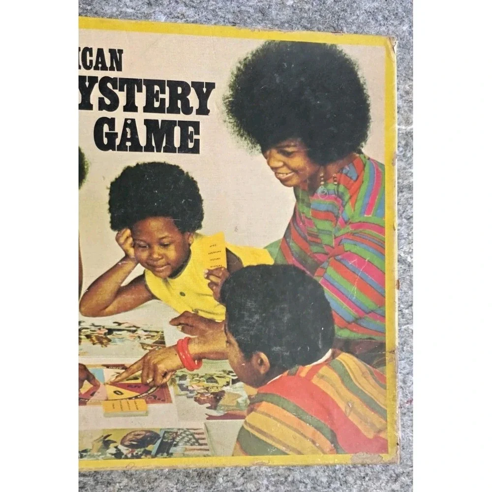 Vintage Afro American‎ History Mystery Game 1969 African American RARE Complete